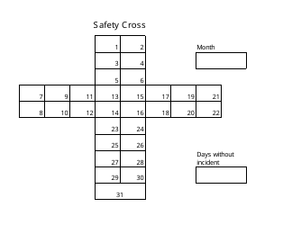 Document preview: Safety Cross Template