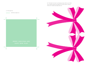 Box &amp; Bow Gift Card Template, Page 3
