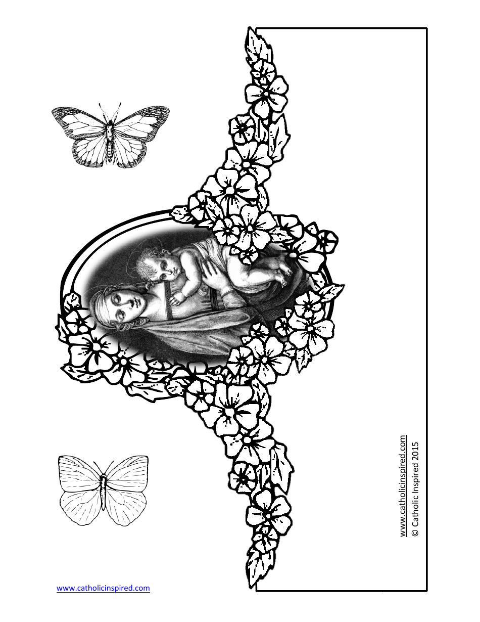 Flower Bouquet and Vase Craft Template - Catholic Inspired, Page 3