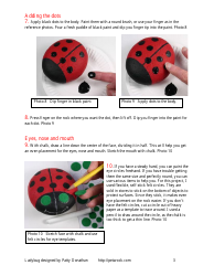 Ladybug Rock Pattern Designs, Page 3