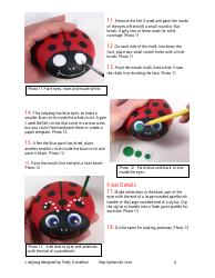 Ladybug Rock Pattern Designs, Page 4