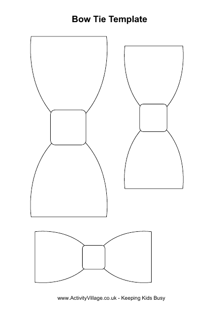 Bow Tie Template