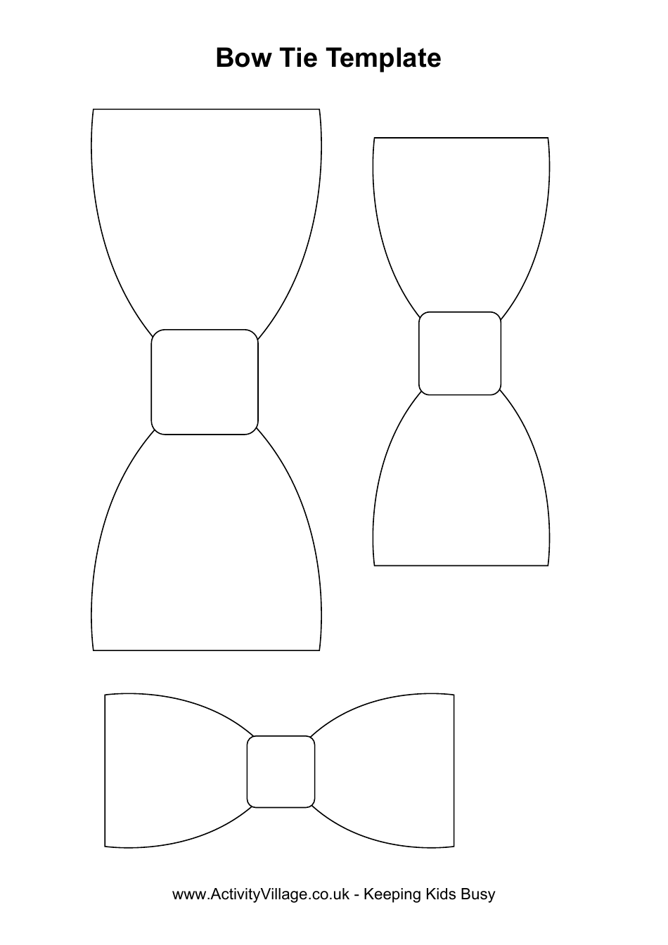 Bow Tie Template image preview - Download and use this versatile and stylish Bow Tie Template for various craft projects and DIYs. This downloadable template features precise measurements and a clean design, making it easy to create your own bow ties for weddings, formal events, or any stylish ensemble.