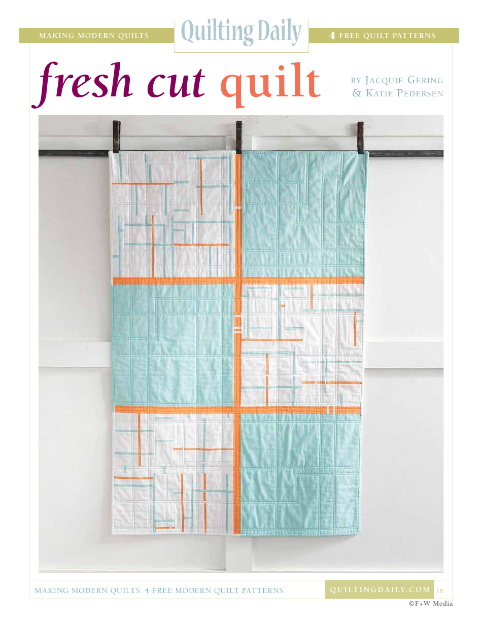 Modern Quilt Pattern Templates - F+w Media, Page 18