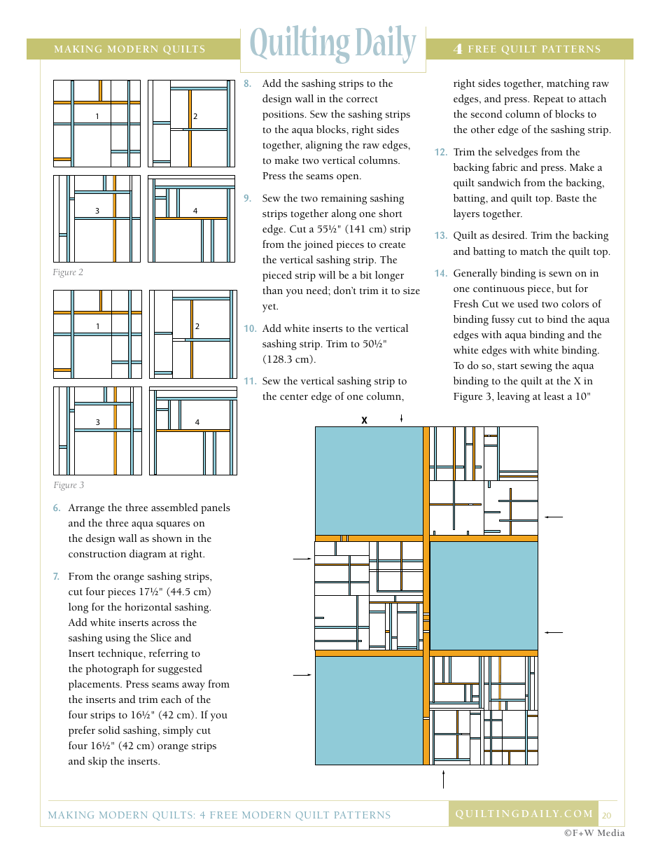 Modern Quilt Pattern Templates - F+w Media, Page 20