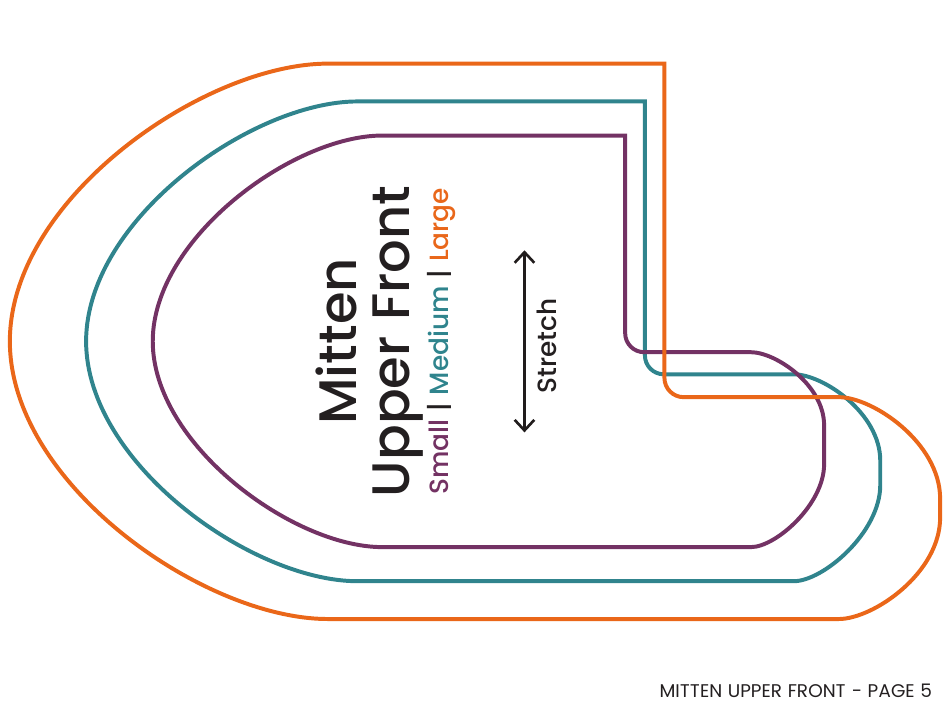 Fleece  Fur Mitten Templates, Page 5
