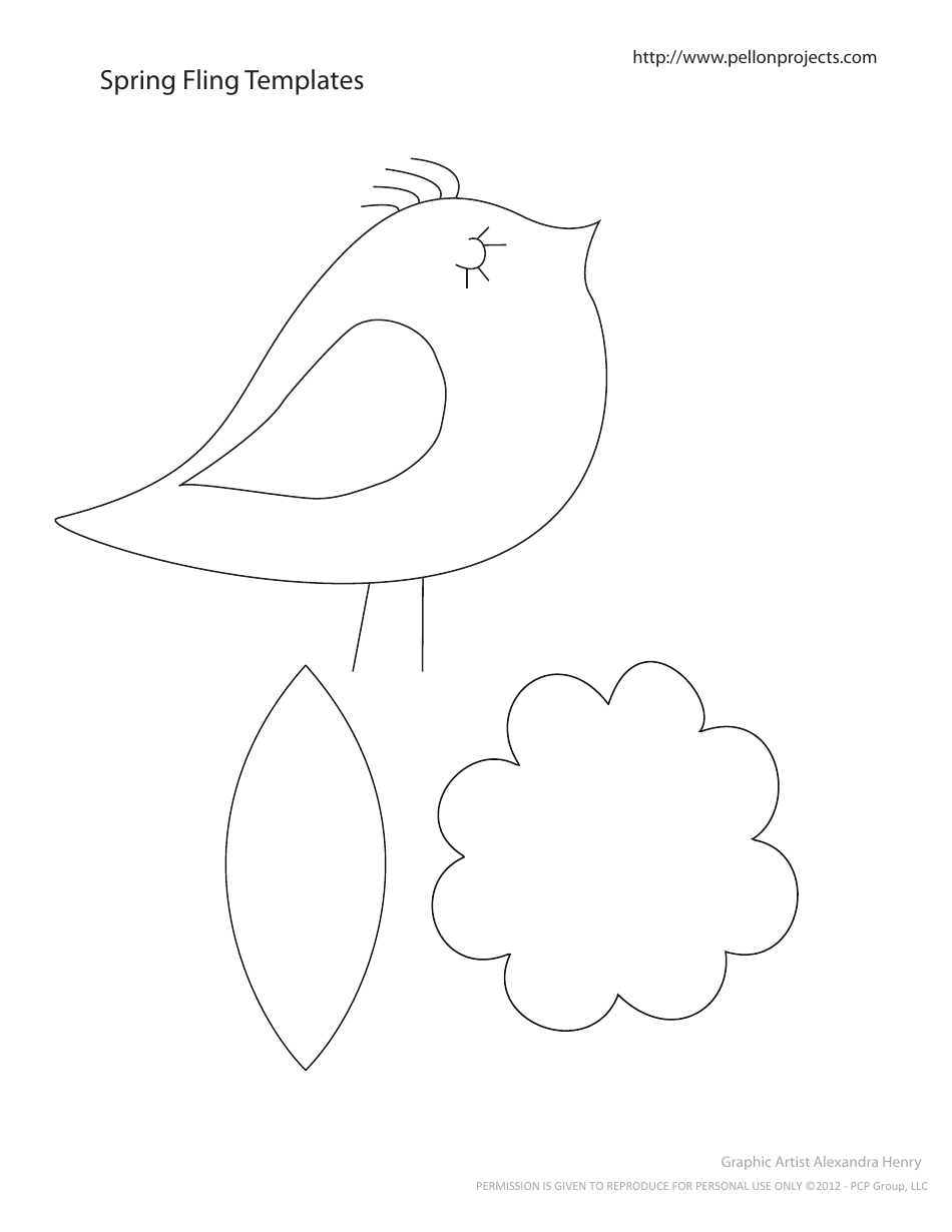 Spring Fling Quilt Pattern Templates - Pcp Group, Page 12