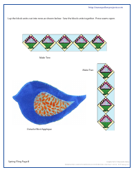 Spring Fling Quilt Pattern Templates - Pcp Group, Page 8