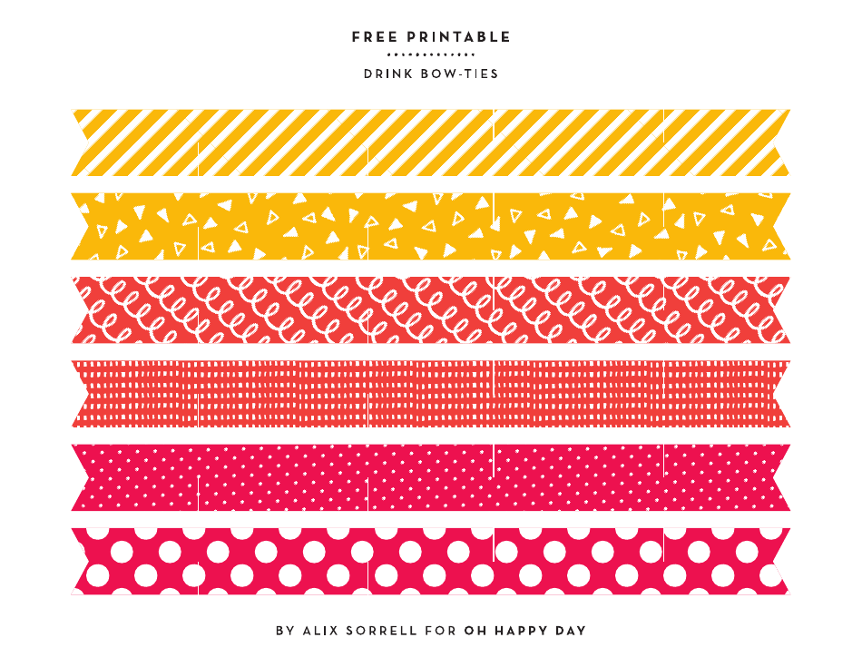 Drink Bow Tie Templates Download Printable PDF Templateroller Drink Bow Tie Templates Download Printable PDF Templateroller