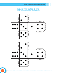 Document preview: Dice Template - Games for Learning American English