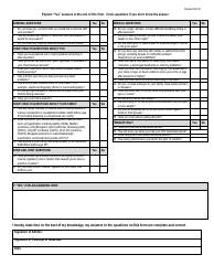 Pre-participation Physical Examination Form, Page 3
