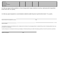 Form H511.340 School Personnel Health Record - Pennsylvania, Page 3