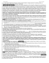 Form WB-11 Residential Offer to Purchase - Wisconsin, Page 4
