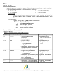 Patient Health Questionnaire (Phq-9) - Visn 4 Mirecc, Page 2