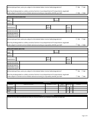 Driver Employment Application, Page 3