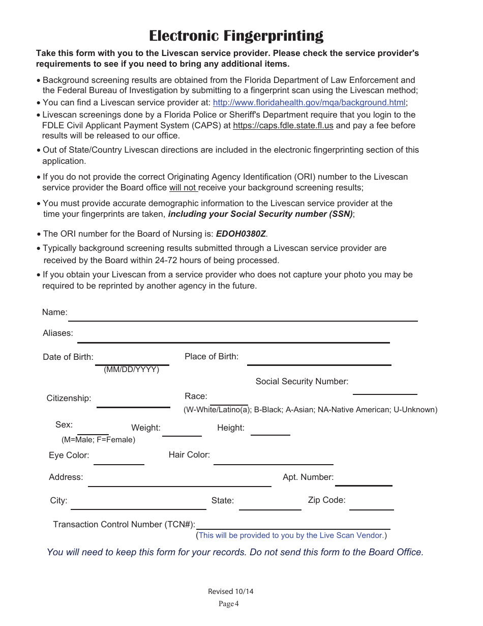 Florida Exemption Application Fill Out Sign Online And Download Pdf Templateroller 9161