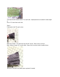 Washable Face Mask Template, Page 2