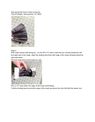 Washable Face Mask Template, Page 3