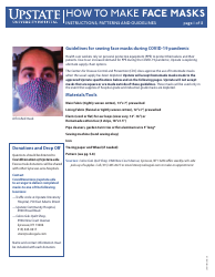 Document preview: Face Mask Templates
