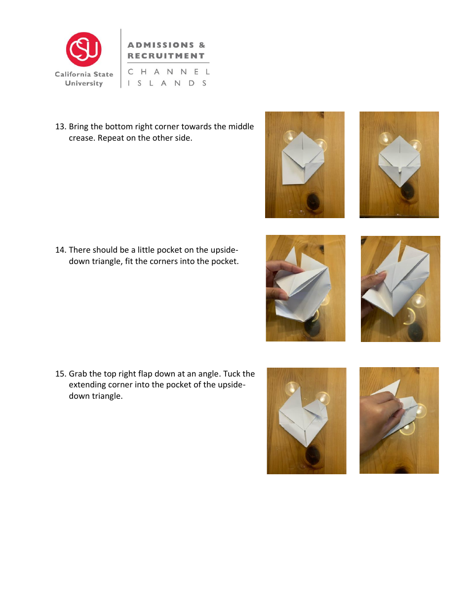 Origami Heart Instructions, Page 5