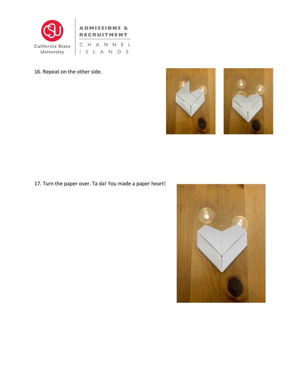 Origami Heart Instructions, Page 6