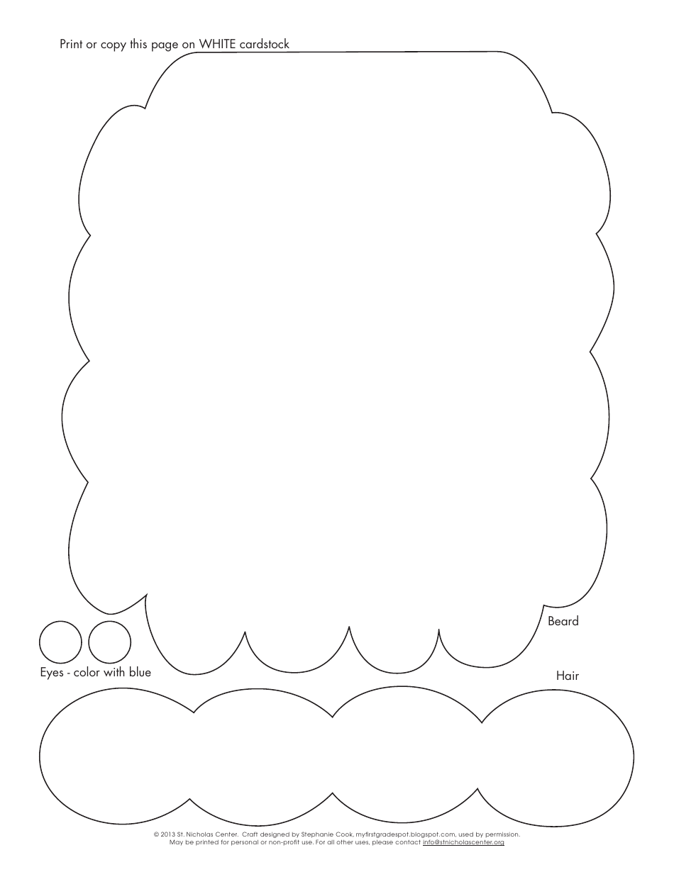 St. Nicholas Paper Craft Templates - St. Nicholas Center, Page 3