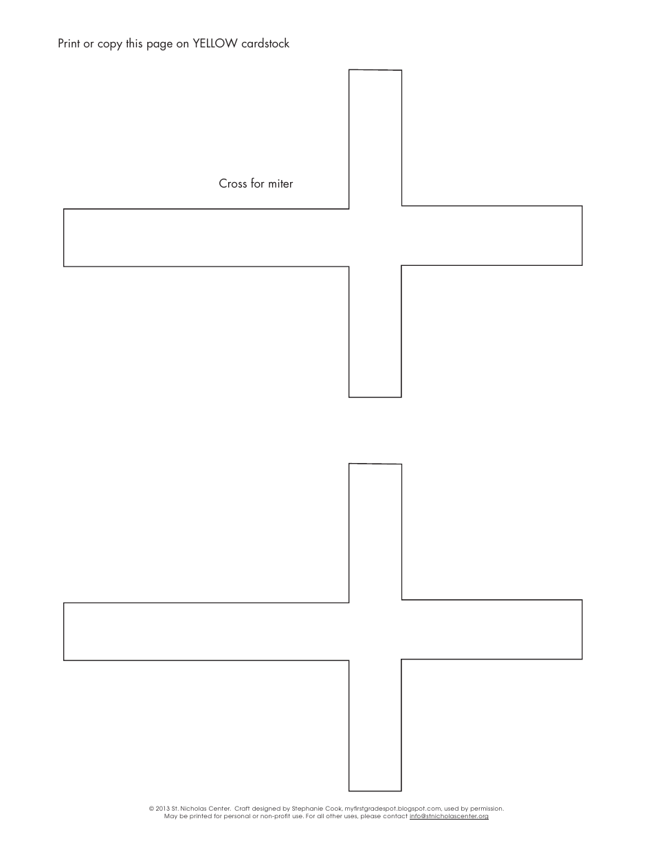 St. Nicholas Paper Craft Templates - St. Nicholas Center, Page 4