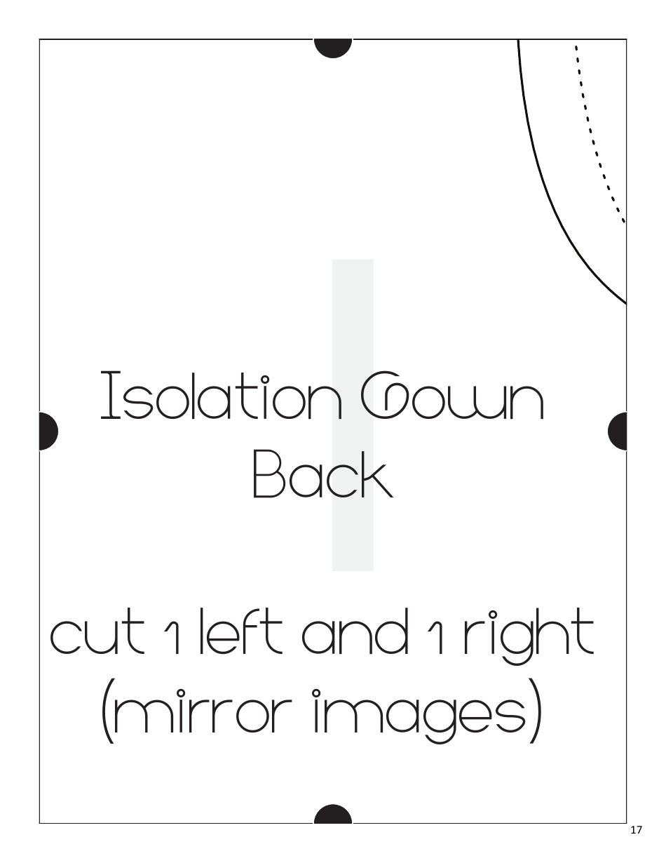 Isolation Gown Pattern Templates - Peek-A-boo Pattern Shop, Page 17