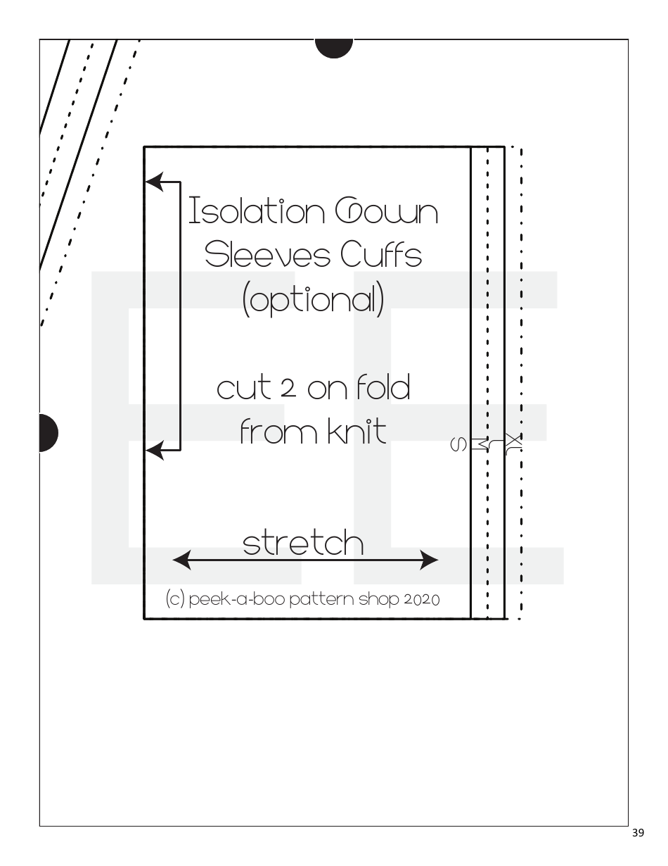 Isolation Gown Pattern Templates - Peek-A-boo Pattern Shop, Page 39