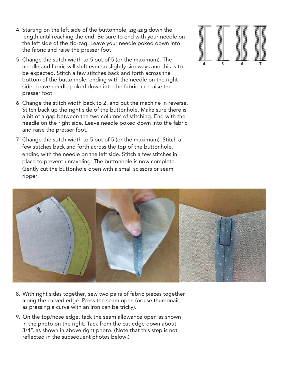 Face Mask Pattern Template, Page 3