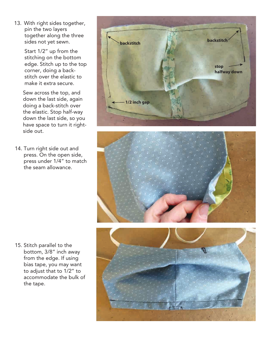 Face Mask Pattern Template, Page 5