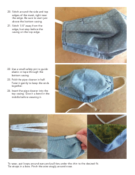 Face Mask Pattern Template, Page 7