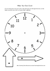 Paper Clock Templates, Page 3