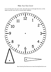 Paper Clock Templates, Page 5