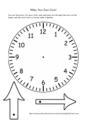 Paper Clock Templates, Page 6