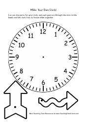 Paper Clock Templates, Page 8