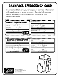 Document preview: Form CS259306-D Backpack Emergency Card