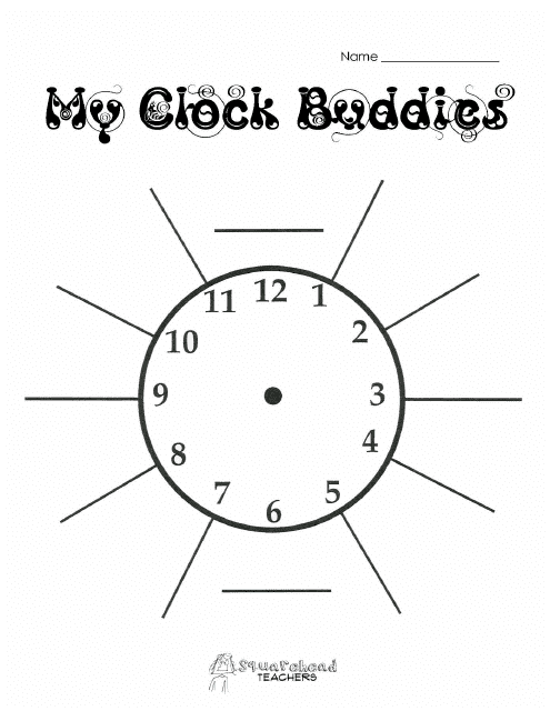 Clock Buddies Template