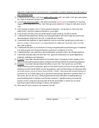 Sample Treatment Agreement, Page 2