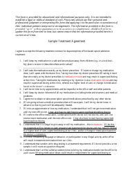 Document preview: Sample Treatment Agreement