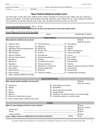 Document preview: New Patient Medical Intake Form - Lyon-Martin Health Services & Women's Community Clinic