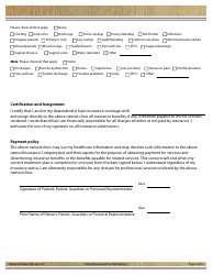 Patient Intake Form - Body Shop Chiropractic, Page 6