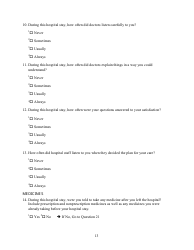 Patient Outcome Survey, Page 13