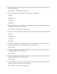 Patient Outcome Survey, Page 14