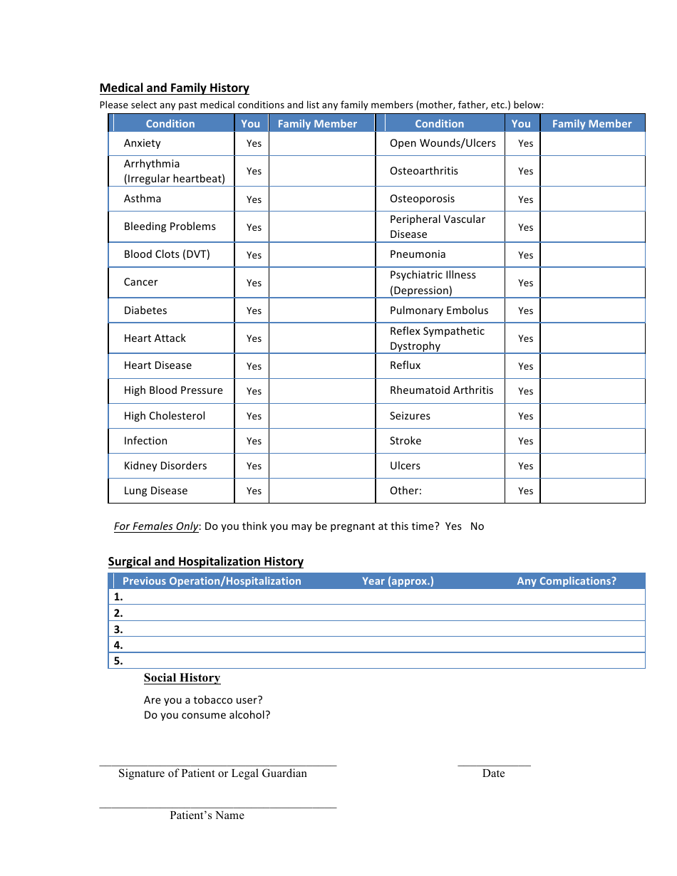 New Patient Intake Form Fill Out Sign Online And Download Pdf Templateroller 0841