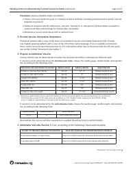 Standing Orders for Administering Varicella Vaccine to Adults, Page 2