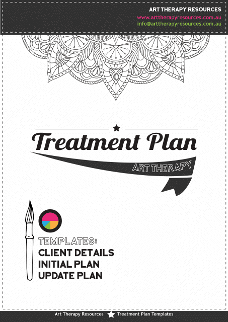 Art Therapy Treatment Plan Template - Customizable and Comprehensive Plans for Therapy
