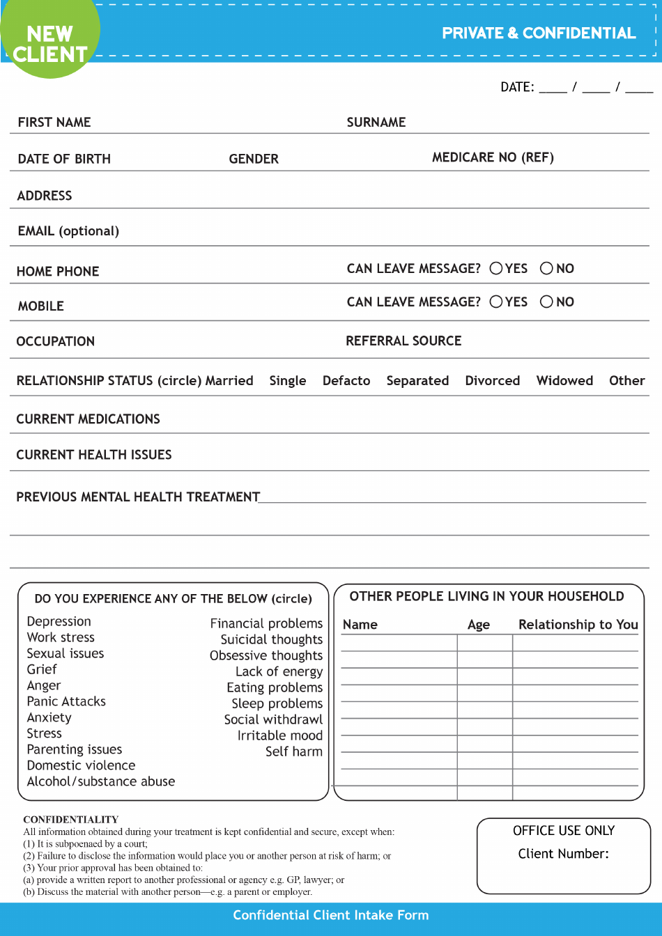 Art Therapy Treatment Plan Templates, Page 2