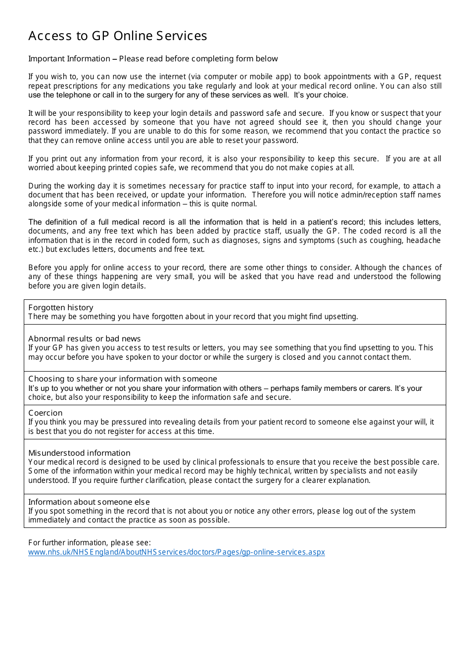New Patient Registration Form - Child - United Kingdom, Page 7