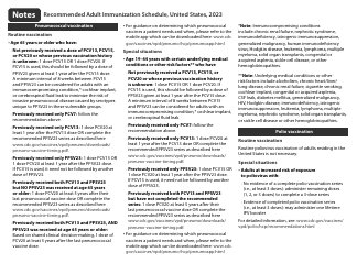 CDC Recommended Adult Immunization Schedule for Ages 19 Years or Older, Page 7